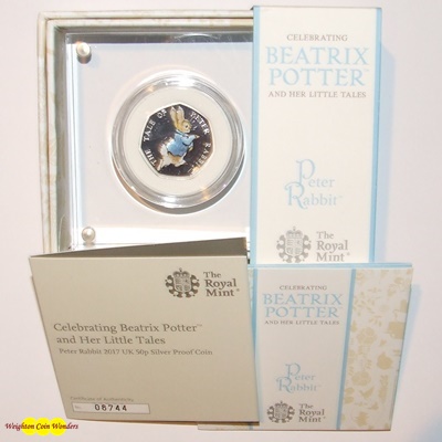 2017 Silver Proof 50p - The Tale of Peter Rabbit